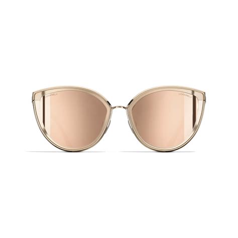 chanel cat eye pink gold|Chanel Cat Eye Sunglasses .